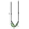 Playberg Patio Playground Kids Fun Hanging Mesh Fabric Tree Swing with Adjustable Strap, Green QI004560.GN - alternate 4